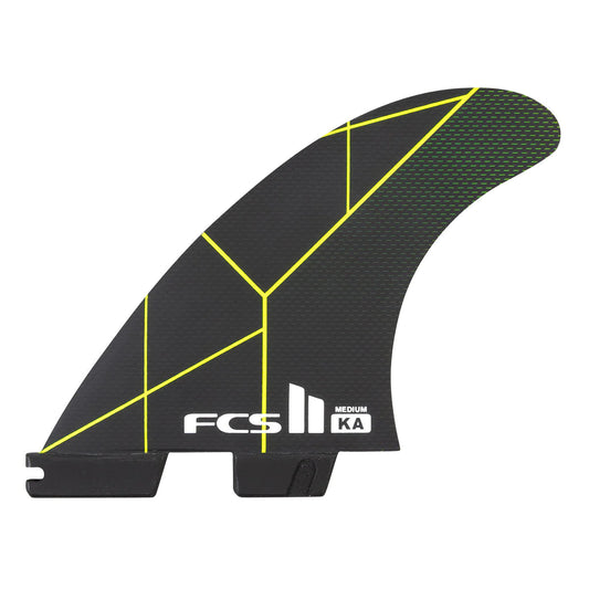 FCS II Kolohe Andino PC Small Fins - Black/Acid - Star Surf + Skate