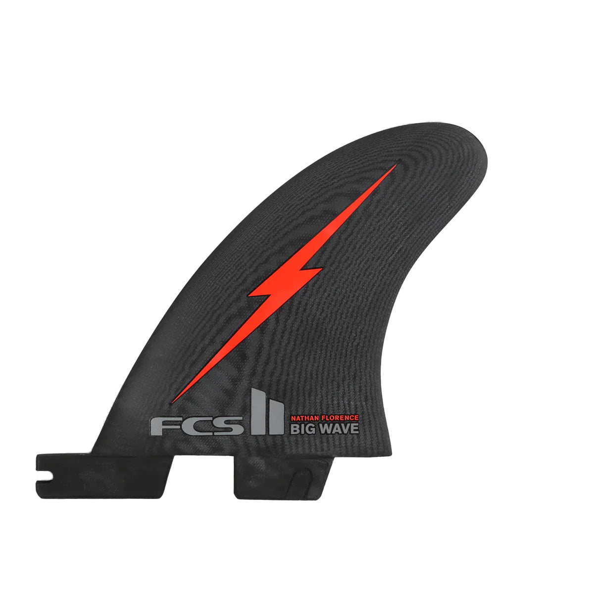 FCS II Nathan Florence Big Wave G10 Paddle Quad Fins - Black/Red