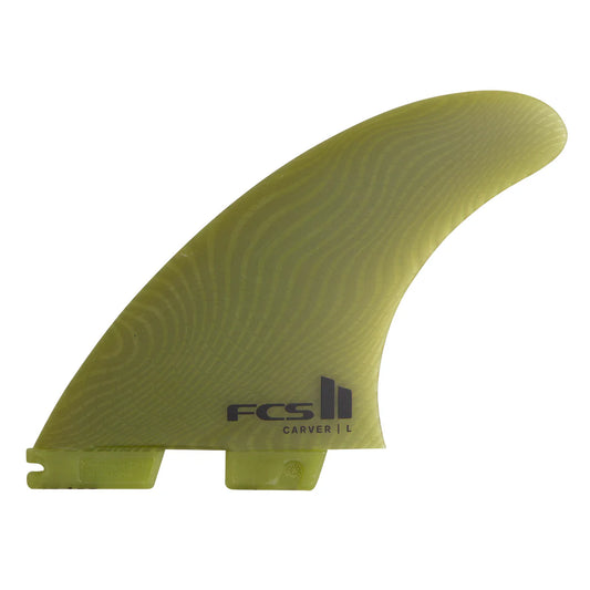 FCS ll Carver Neo Glass Tri-Quad Fins - Eucalyptus - Star Surf + Skate
