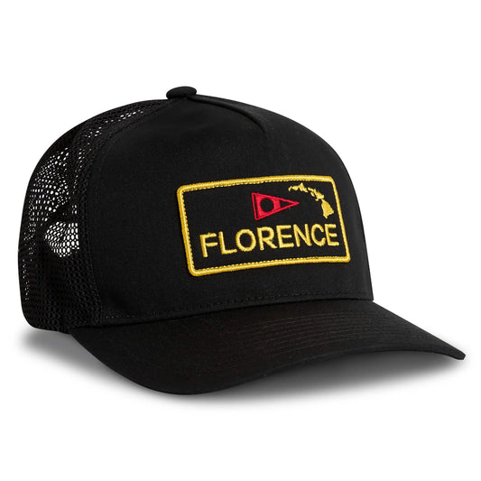 Florence Marine X Island Trucker Hat  - Black - Star Surf + Skate