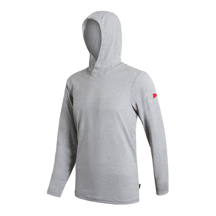 Florence Marine X LS Hooded Shirt - Light Heather Grey - Star Surf + Skate