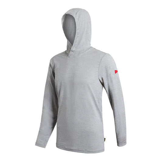 Florence Marine X LS Hooded Shirt - Light Heather Grey - Star Surf + Skate