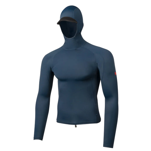Florence Marine X Standard Issue LS Hooded Rashguard - Dark Navy - Star Surf + Skate
