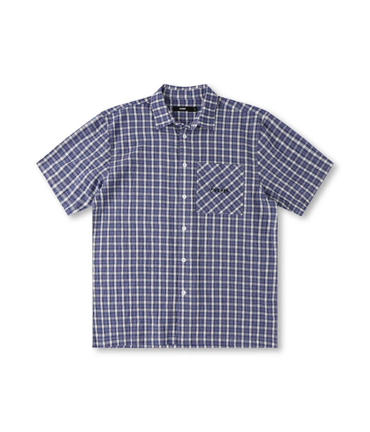 Former Manners Check SS Shirt - Vintage Navy - Star Surf + Skate