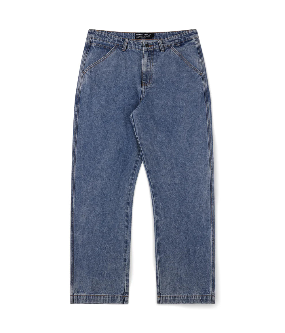 Former Reynolds Denim Pant - Mid Blue - Star Surf + Skate