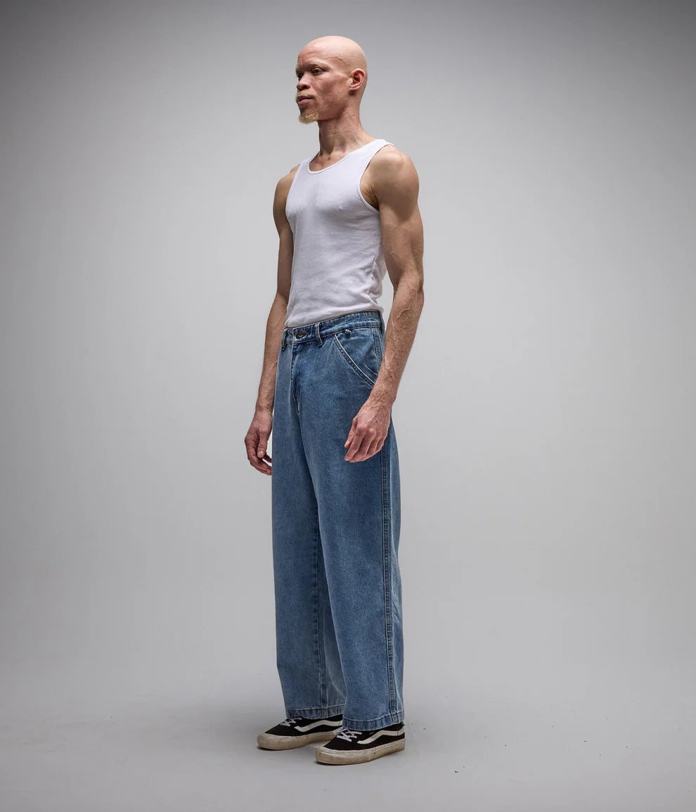 Former Reynolds Denim Pant - Mid Blue - Star Surf + Skate