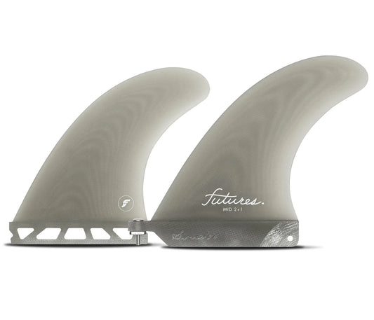 Futures Mid 2+1 Fibreglass - Smoke - Star Surf + Skate