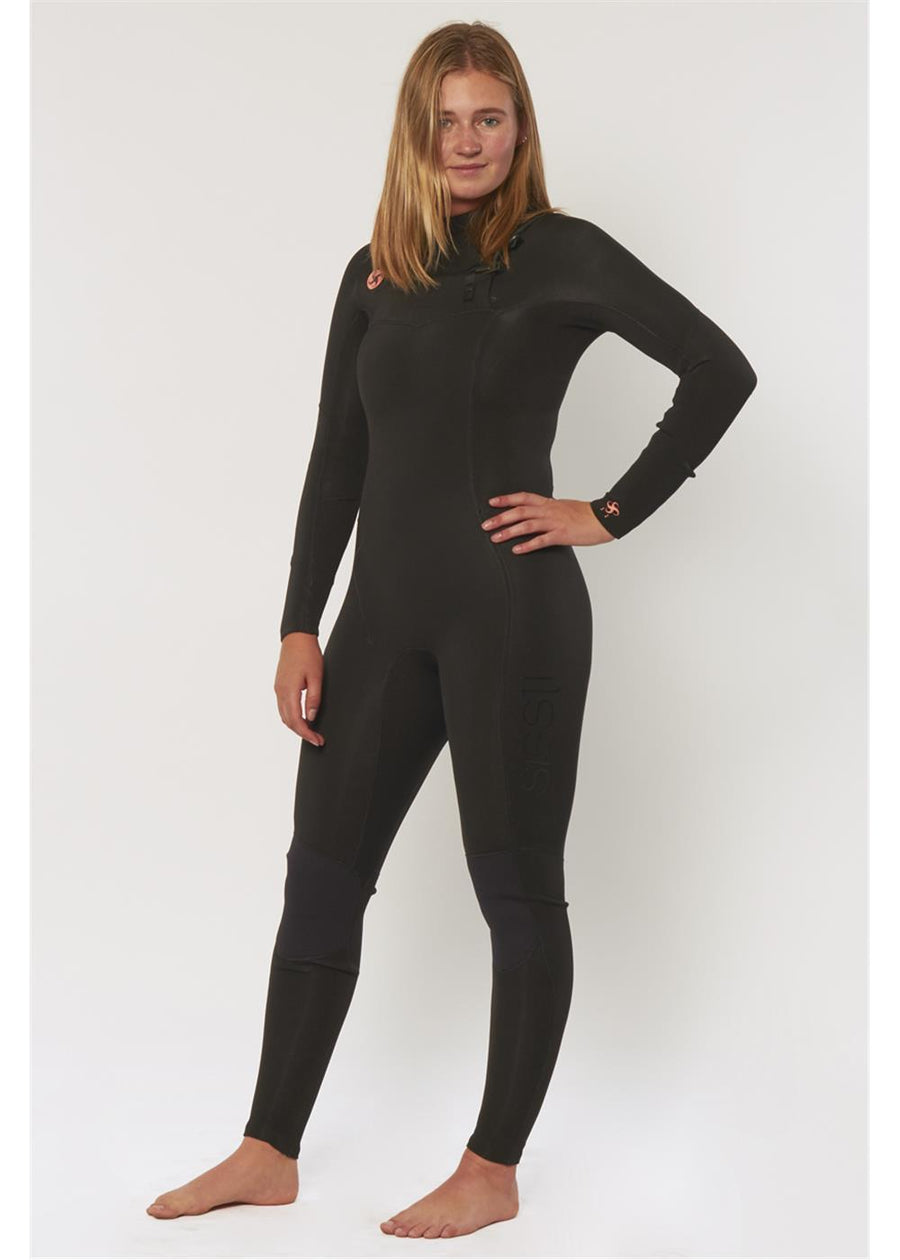 Sisstr Revolution Seven Seas 3/2 Chest Zip LS Steamer - Star Surf + Skate