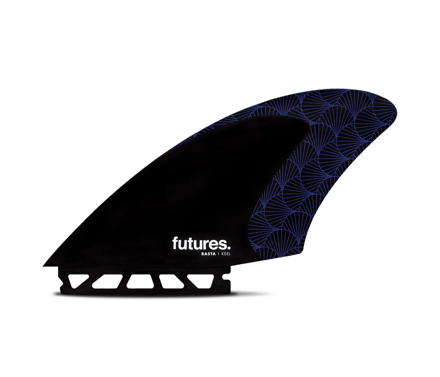 Futures VF Rasta Honeycomb Keel - Black/Purple