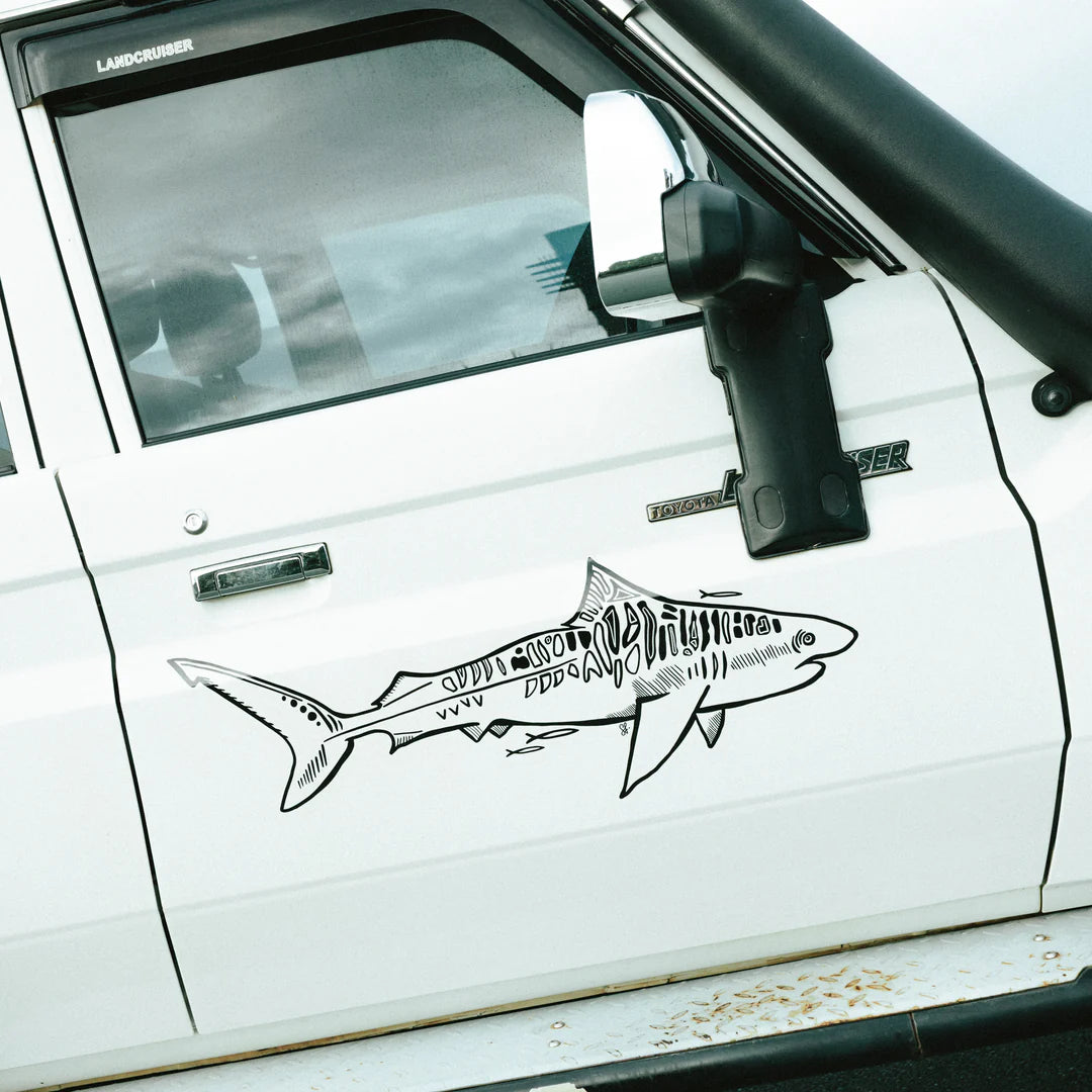 Sophie Fletcher Design Tiger Shark Stickers - Black