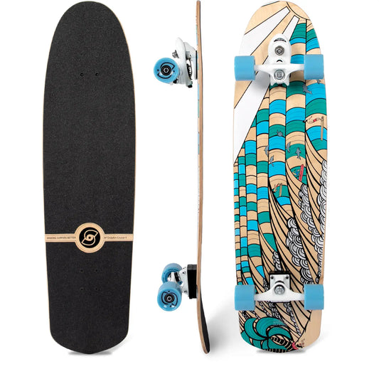 Smoothstar Dolphin Cruiser Longboard Thd 37" Surf Trainer