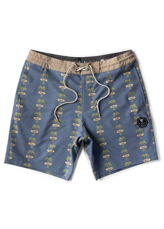 Vissla Atomic Palms 17.5" Boardshort - Midnight - Star Surf + Skate