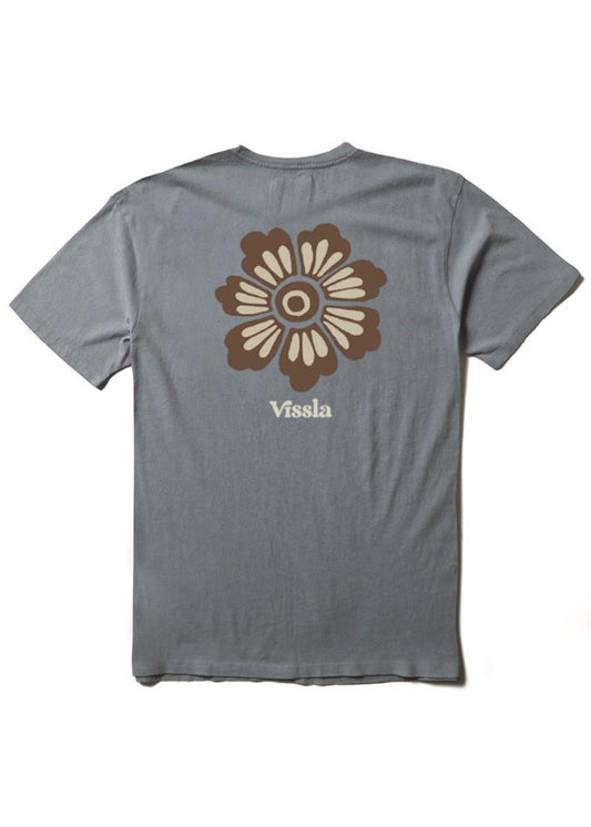 Vissla Keana Organic Blend SS Tee - Blue Haze