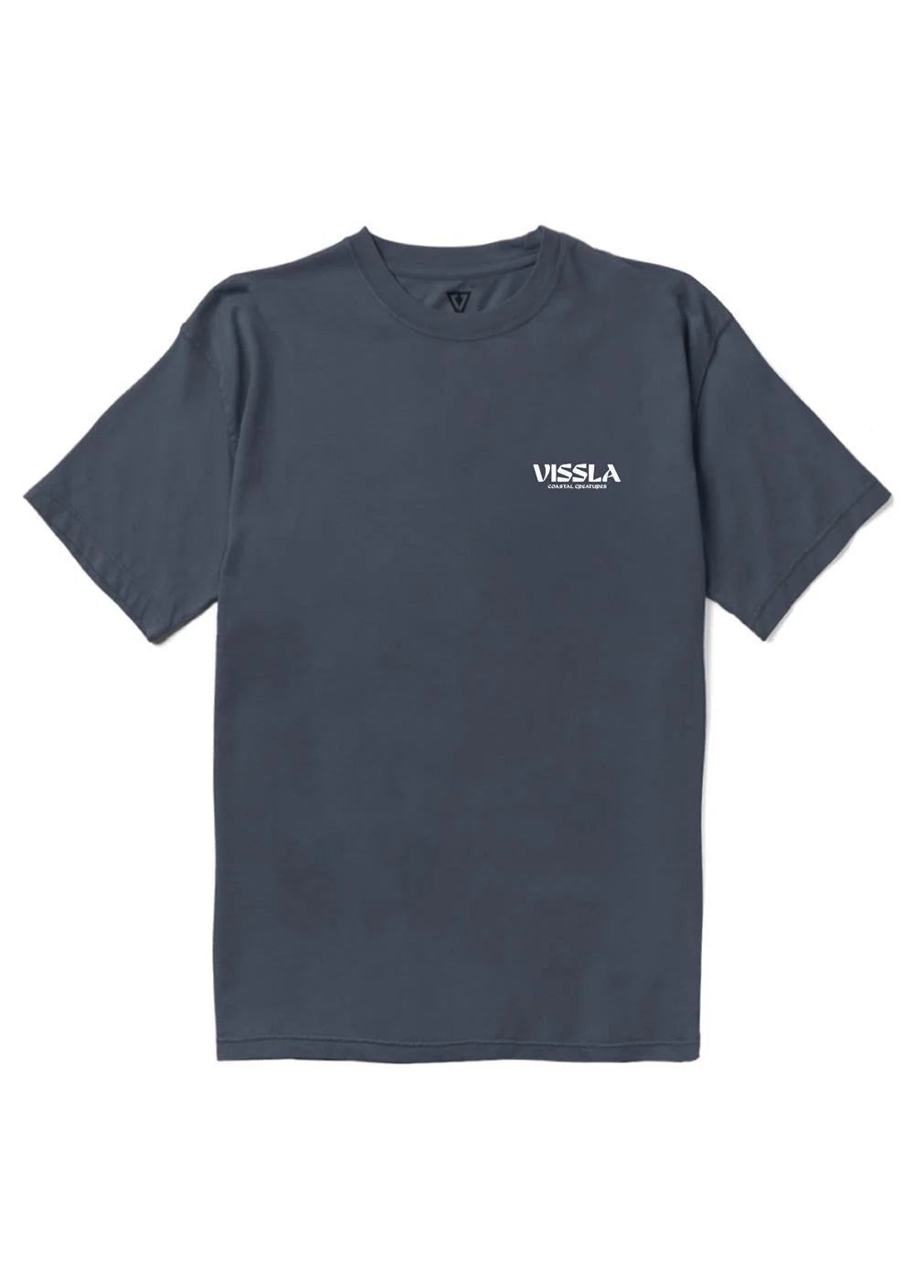 Vissla Perched Organic Blend SS Tee - Dark Denim