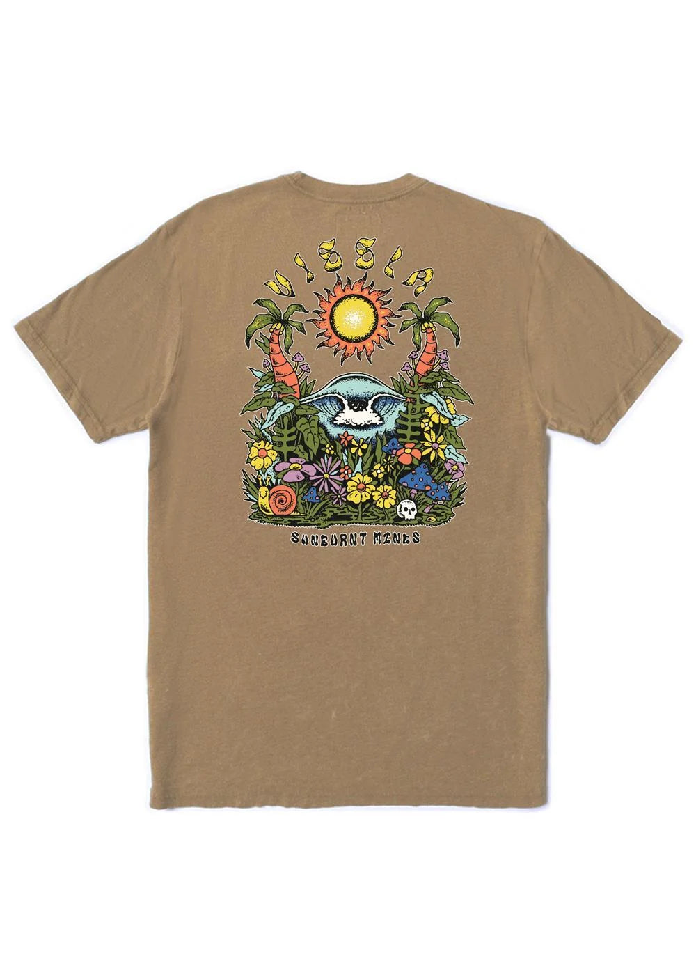 Vissla Big Breakers Cosmic Wash SS Tee - Chocolate