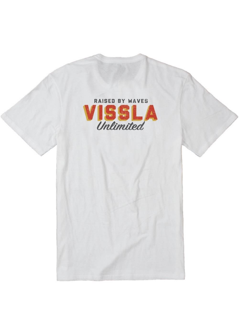 Vissla Sign Painted Swell SS Tee - White - Star Surf + Skate