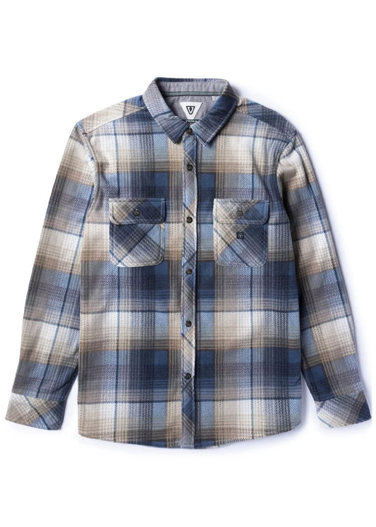 Vissla Eco-zy Polar Flannel Shirt - Sea Water - Star Surf + Skate