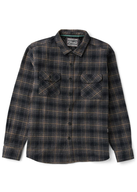 Vissla Creators Heavy Days Flannel Shirt - Black - Star Surf + Skate