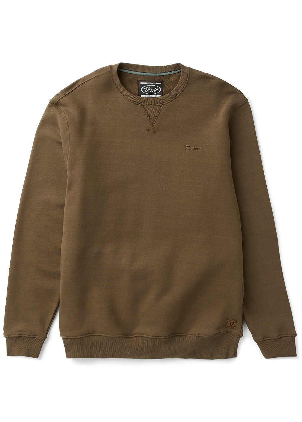 Vissla Creators Commuter Eco Crew - Dark Earth - Star Surf + Skate