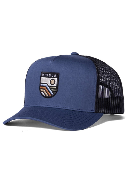 Vissla Solid Sets Eco Trucker Hat - Dark Naval - Star Surf + Skate