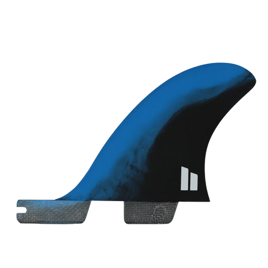 FCS II Mark Richards PC Twin + 1 Fins - Black Blue