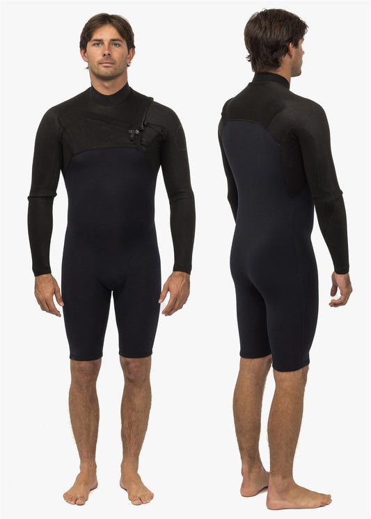 Vissla High Seas II 2/2mm LS Spring - Stealth - Star Surf + Skate