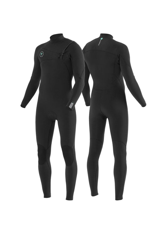 Vissla 7 Seas 3/2mm Chest Zip Full Steamer - Black - Star Surf + Skate