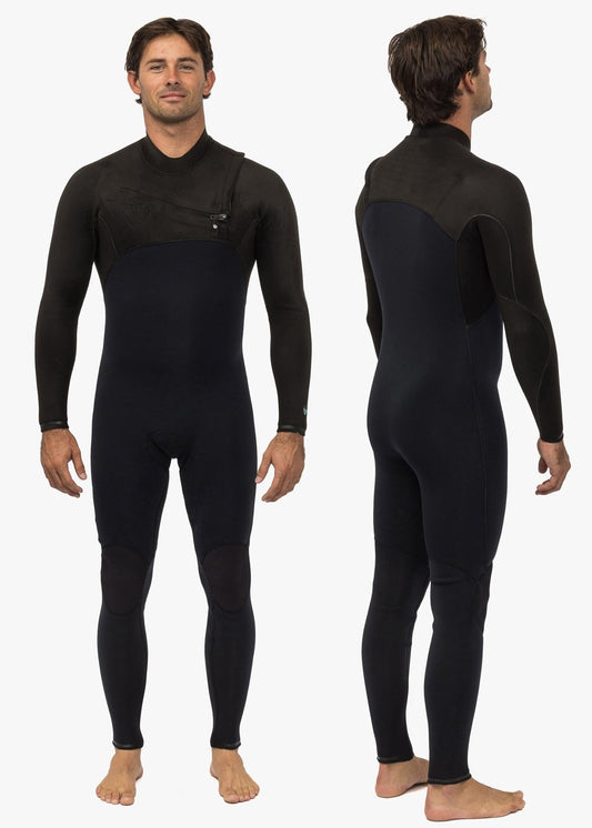 Vissla High Seas II 3/2mm Full Chest Zip - Stealth - Star Surf + Skate