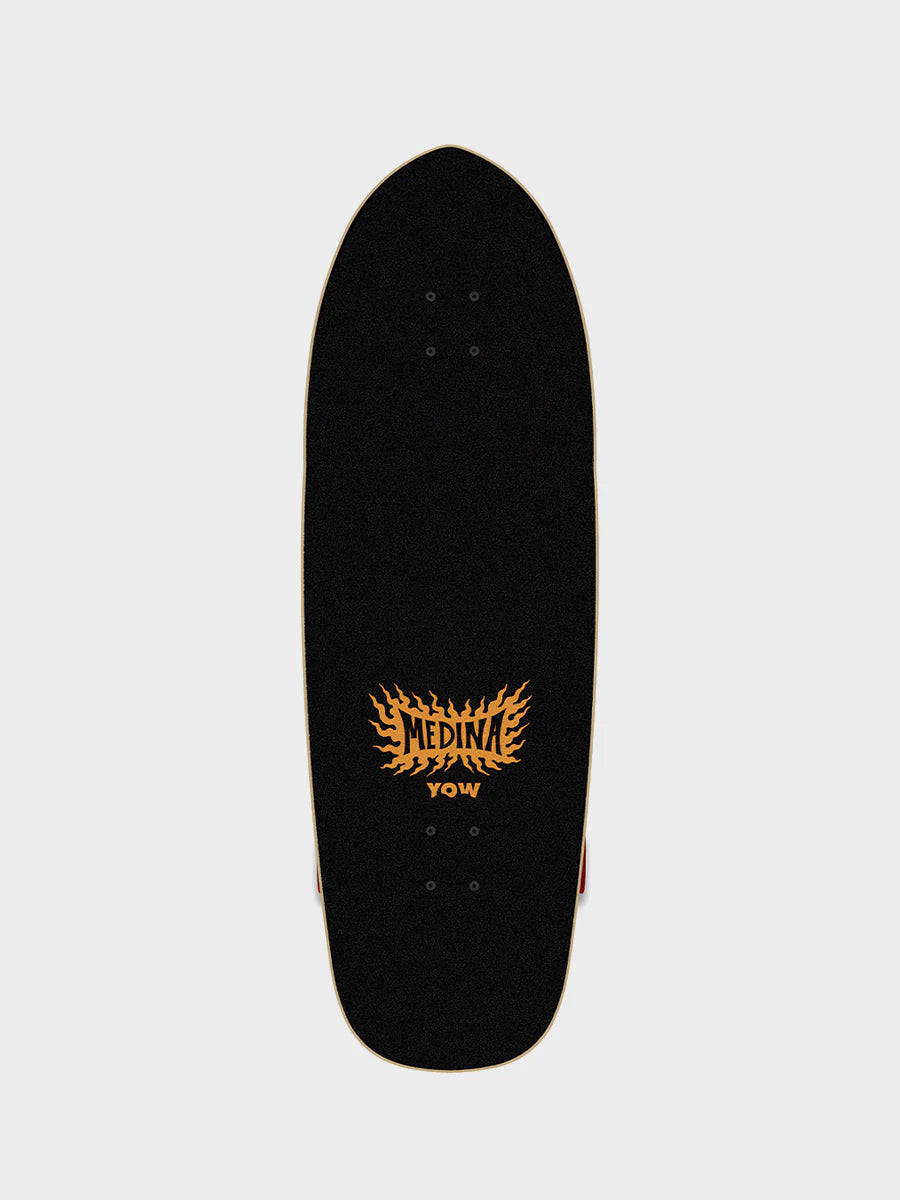 Yow Medina Panthera 33.5" Signature Series Surf Skate Surf Trainer - Black - Star Surf + Skate