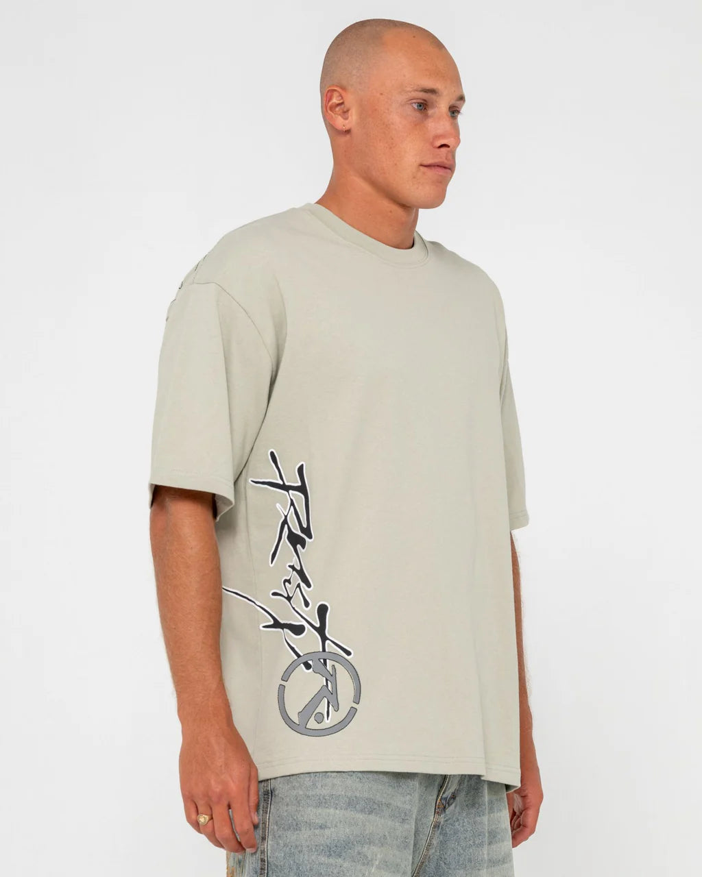 Rusty Spraya SS Tee - Abbey Stone
