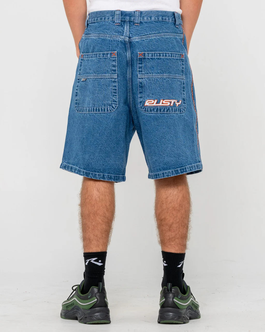 Rusty Flip Daddy 2.0 Jort - Middy Blue