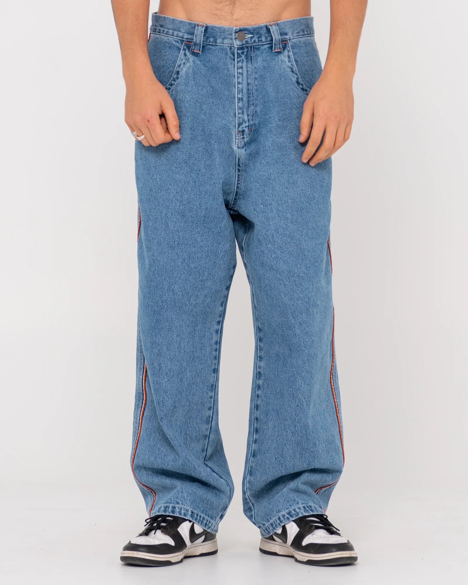 Rusty Flip Daddy 2.0 Jean - Middy Blue - Star Surf + Skate