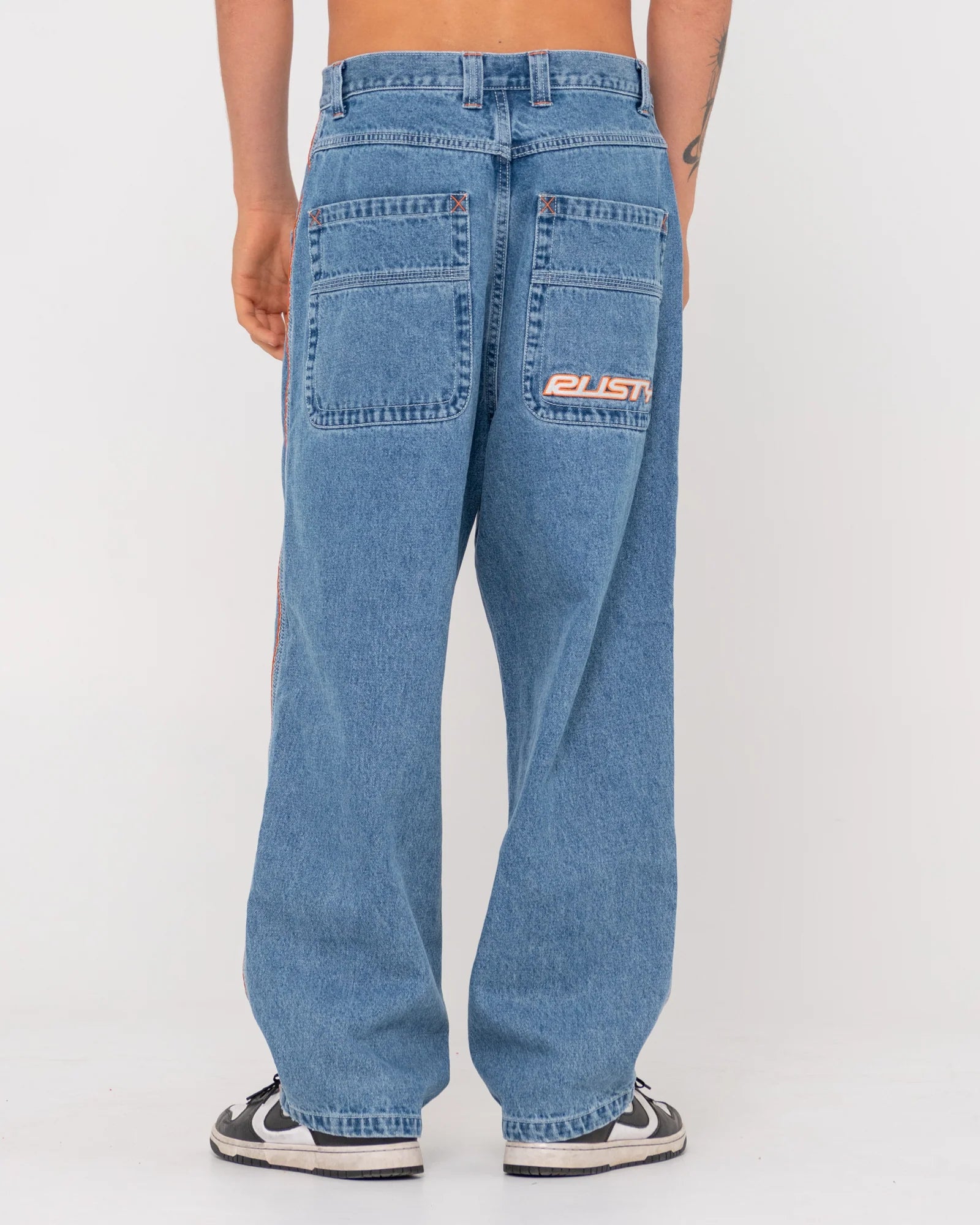 Rusty Flip Daddy 2.0 Jean - Middy Blue - Star Surf + Skate