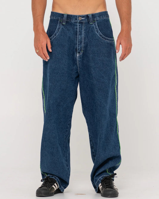 Rusty Flip Daddy 2.0 Jean - Deep Sea Blue - Star Surf + Skate