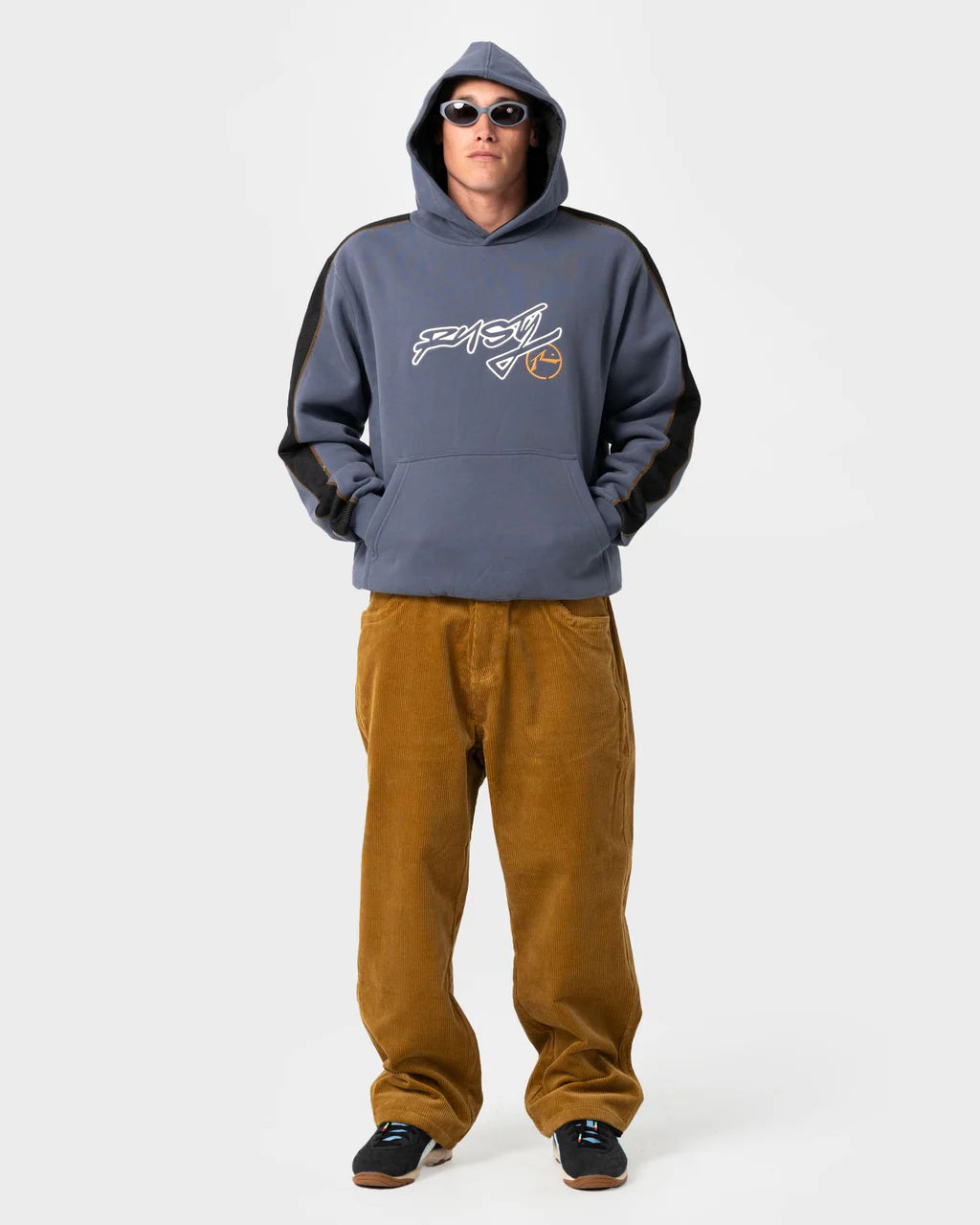 Rusty Dine n Dash Hooded Fleece - Steel