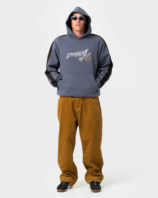 Rusty Dine n Dash Hooded Fleece - Steel