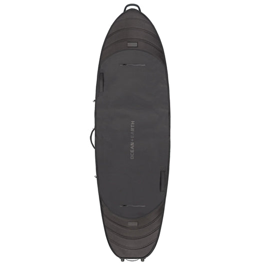Ocean & Earth Apex FS Travel Cover - 3 Wheel - Black - 7'0" - Star Surf + Skate