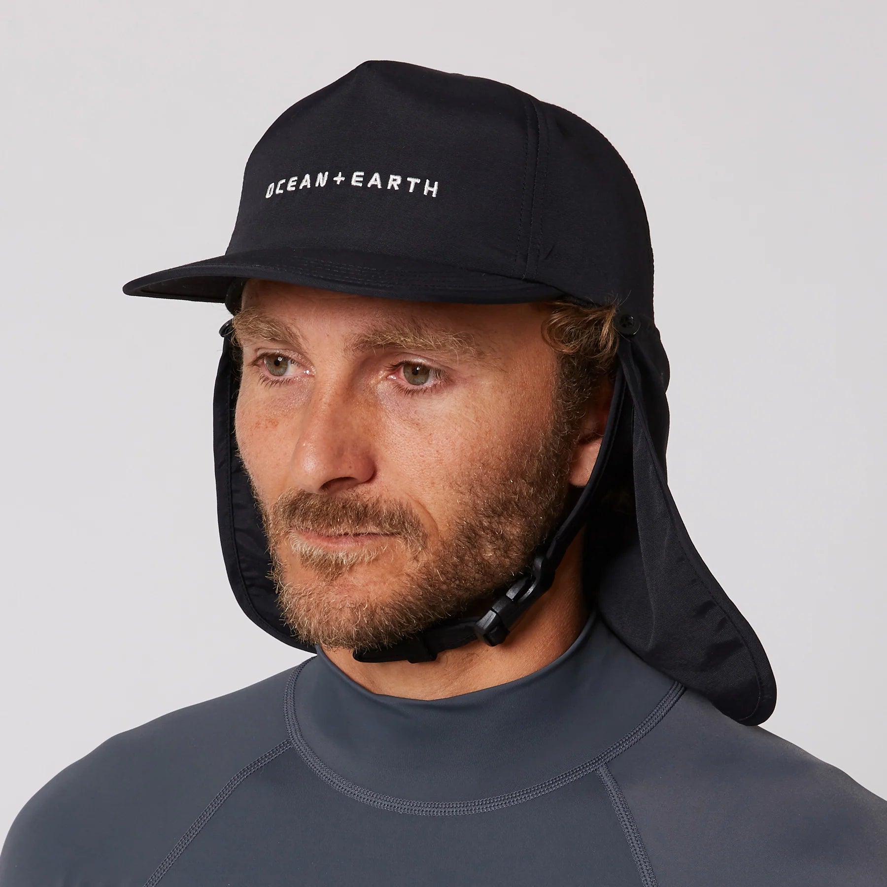 Ocean & Earth Bingin Strap Back Surf Cap - Black - Star Surf + Skate