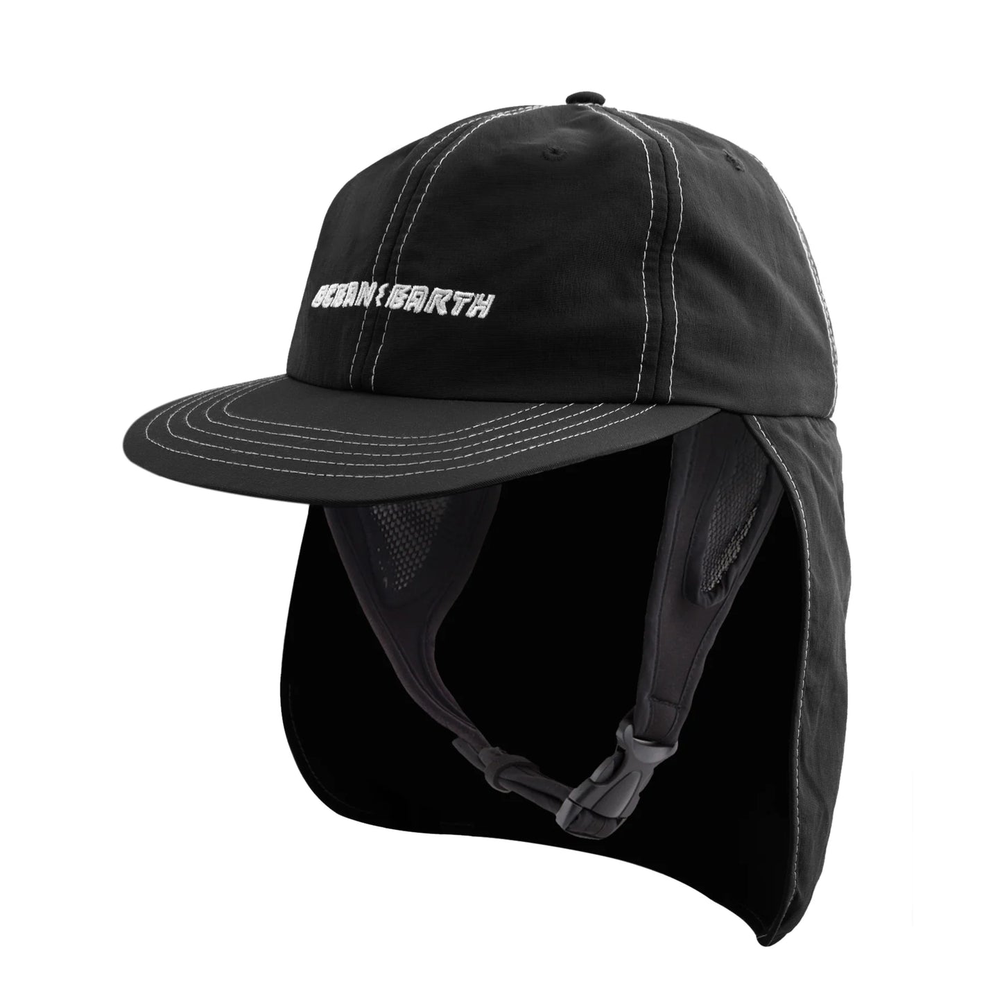 Ocean & Earth G-land Legionnaire Surf Cap - Black - Star Surf + Skate