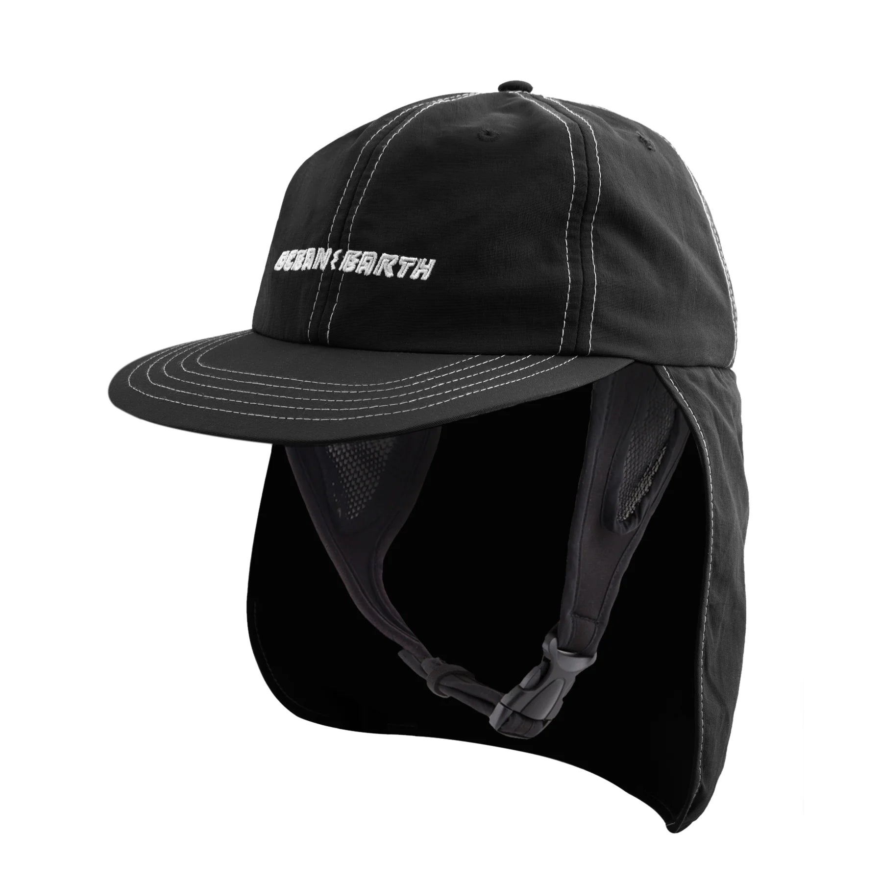 Ocean & Earth G-land Legionnaire Surf Cap - Black - Star Surf + Skate