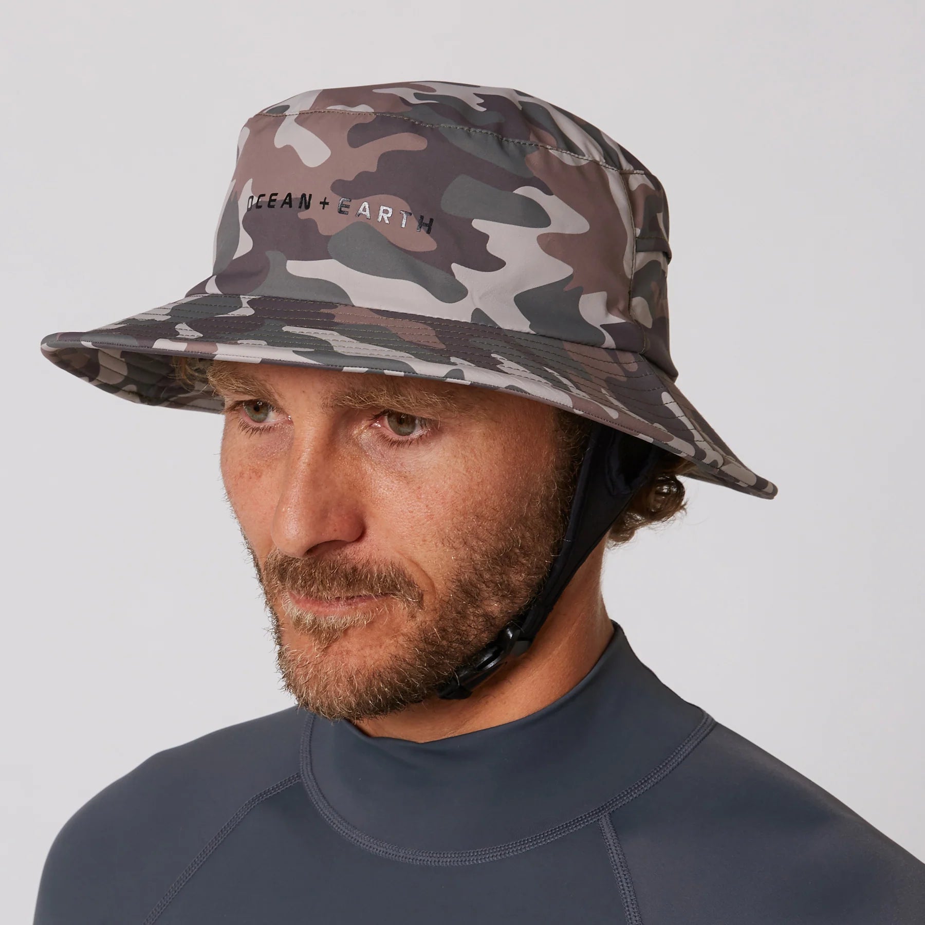 Ocean & Earth Bingin - Lightweight Soft Peak Surf Hat - Camo - Star Surf + Skate