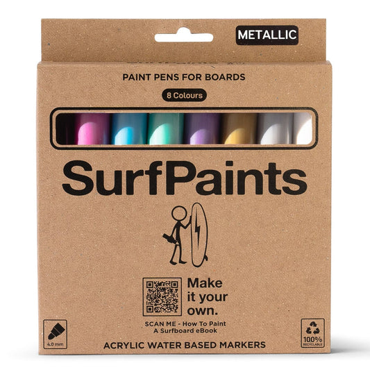 Surf Paints Metallic 8 Pack - Star Surf + Skate