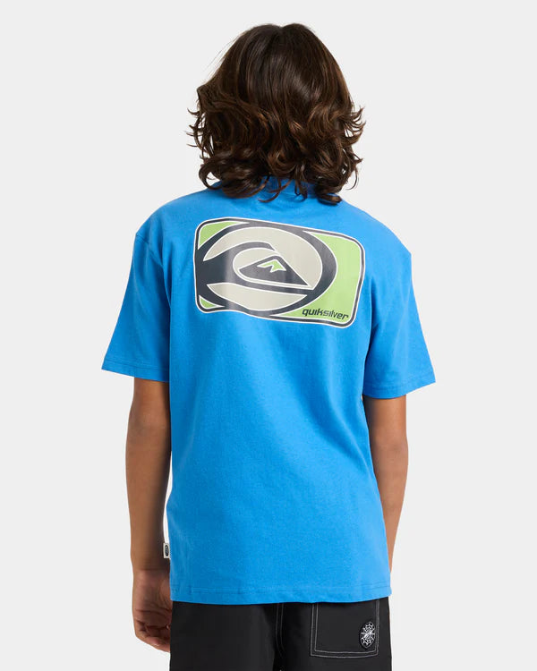 Quiksilver Strategy SS Youth Tee - Nautical Blue - Star Surf + Skate