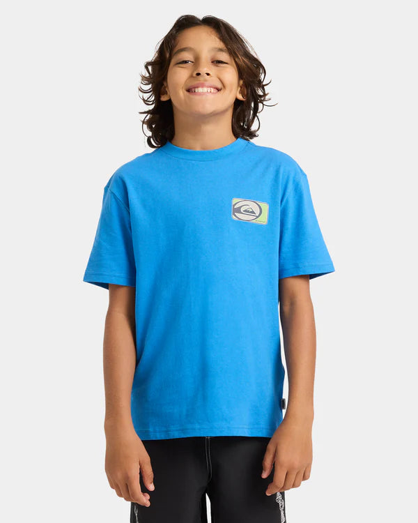 Quiksilver Strategy SS Youth Tee - Nautical Blue - Star Surf + Skate