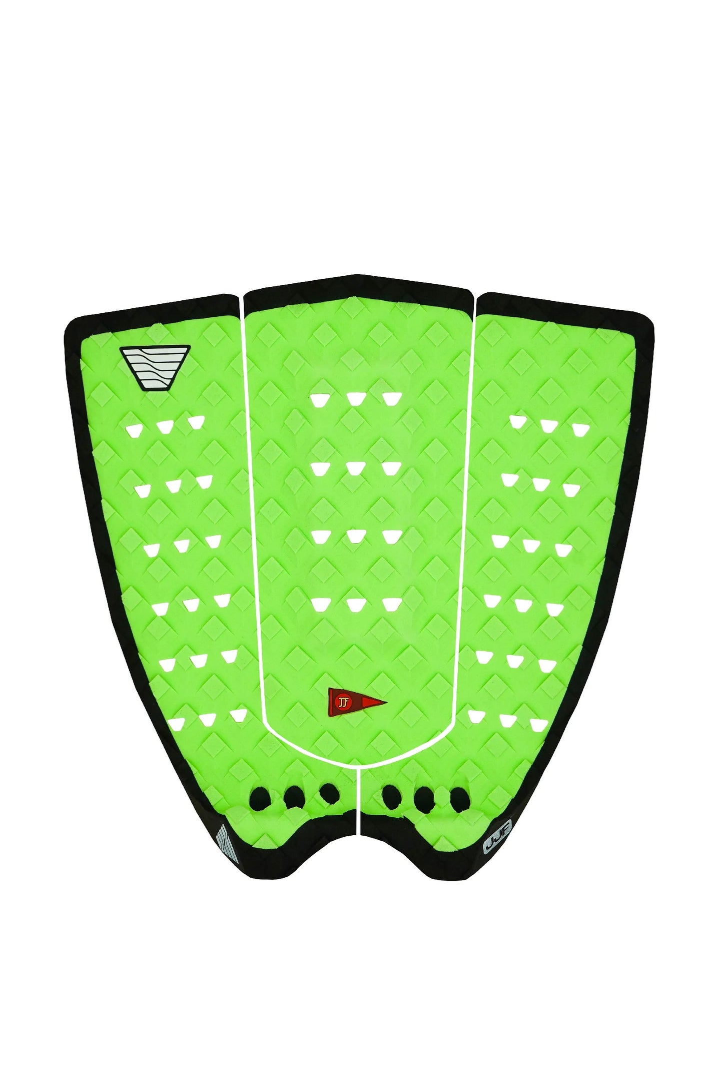 Veia John John Florence Grom Pad Round Tail - Hi Vis Green/Night