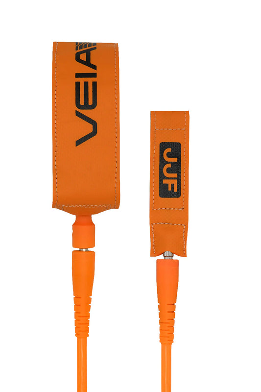 Veia John John Florence Pro 6'0 Leash - Hi Vis Orange/Space