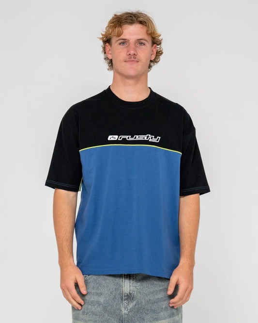 Rusty Infinity SS Tee - Atlantic Blue - Star Surf + Skate