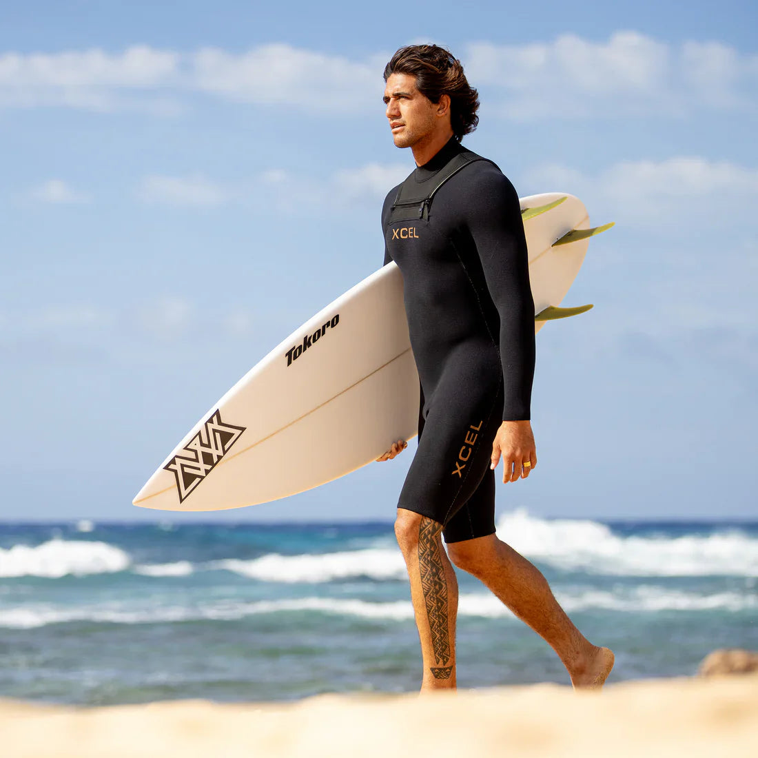 Xcel Comp + 2mm LS 2mm Springsuit - All Black - Star Surf + Skate