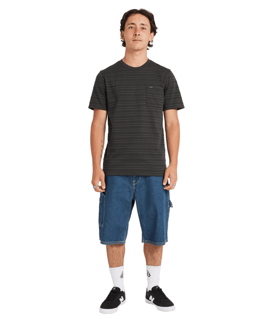Volcom Dorture Crew SS Tee - Stealth - Star Surf + Skate