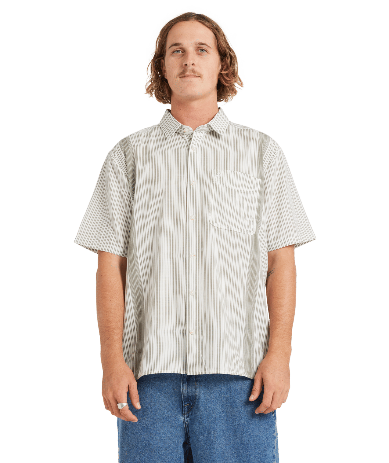 Volcom Irving SS Shirt - Off White - Star Surf + Skate